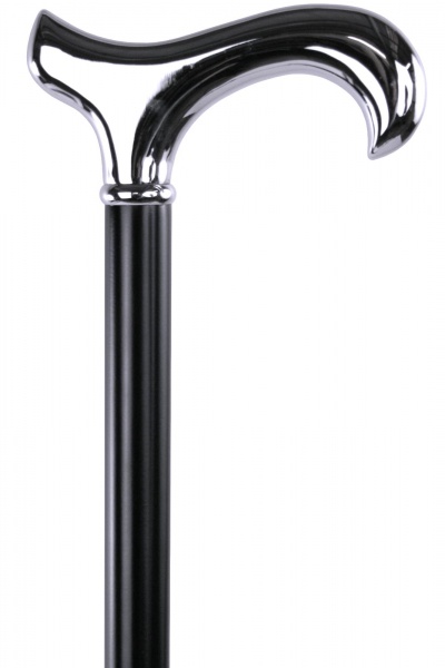 Chrome Derby Dress Walking Stick