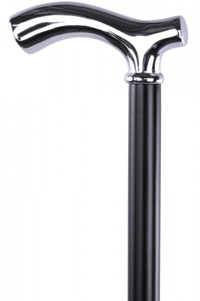 Chrome Crutch Dress Walking Stick