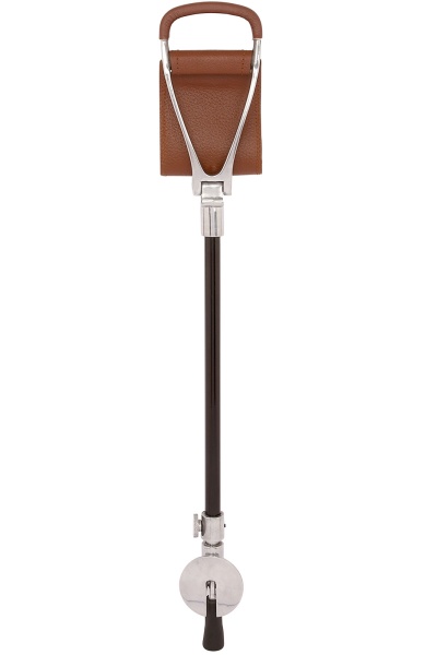 Outdoor Walking Stick With Seat Spectator Adjustable Leather Shooting