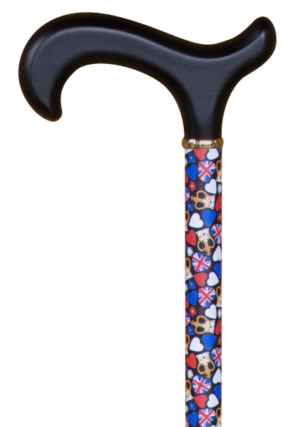 Crowning Glory Adjustable Derby Walking Stick