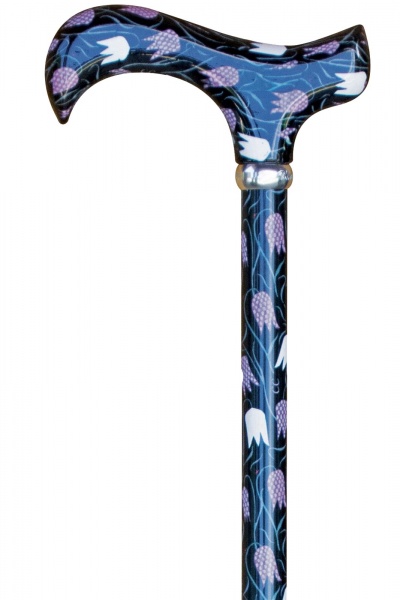 British Wildflowers Derby Adjustable Walking Stick - Snakeshead Fritillaries