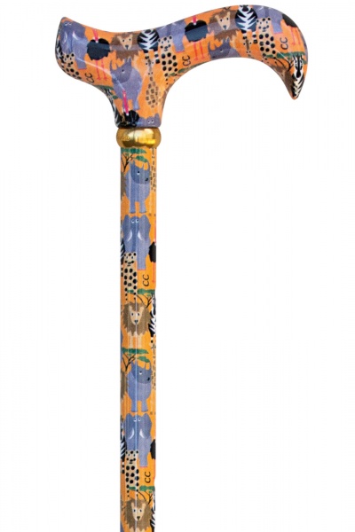 Classic Canes Derby Adjustable Walking Stick - Safari