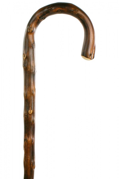 Natural Chestnut 'Congo' Crook Walking Stick