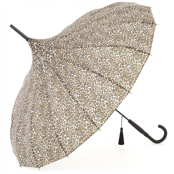 Classic Pagoda Umbrella from Soake - Leopard Print