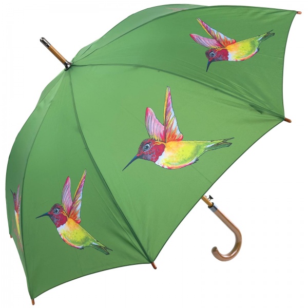 Emily Smith O&C Folding Umbrella Hermione the Humming Bird Stick